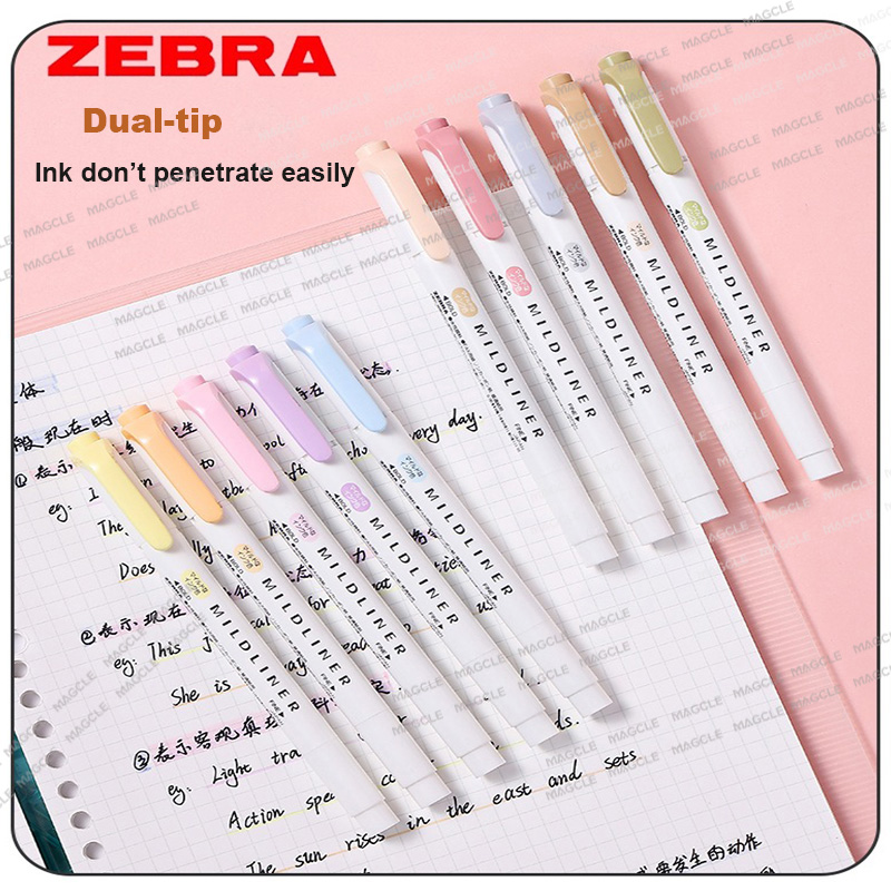 Zebra Pen Mildliner - 1 قطعة زيبرا WKT7 Mildliner هيغليغتر