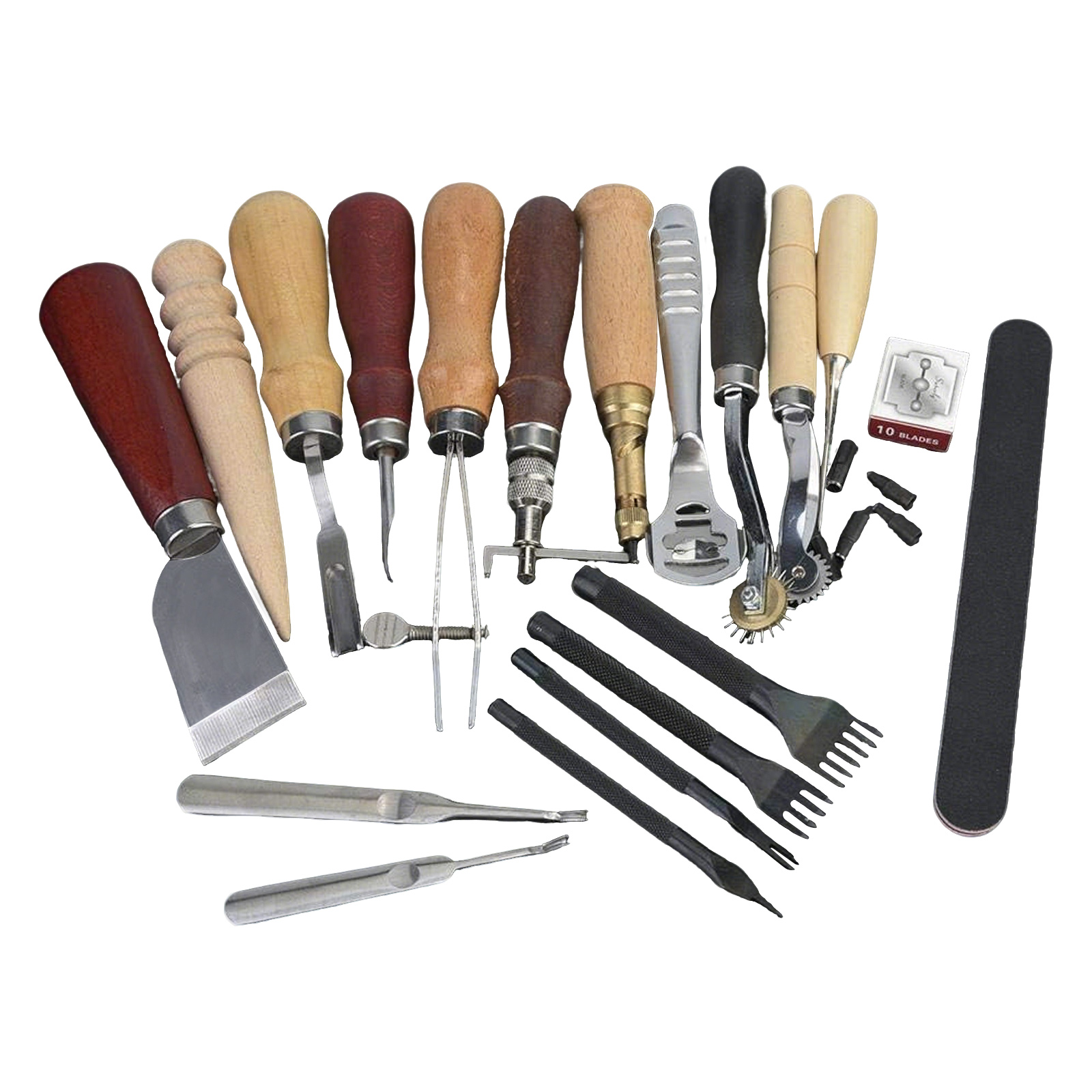 Beginner Leatherwork Kit - أدوات جلدية، طقم أدوات حرفية للجلد