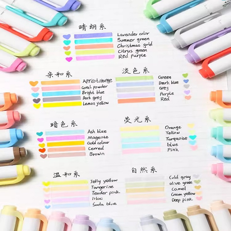 Zebra Pen Mildliner - اليابان زيبرا Mildliner هيغليغتر المياه القائمة
