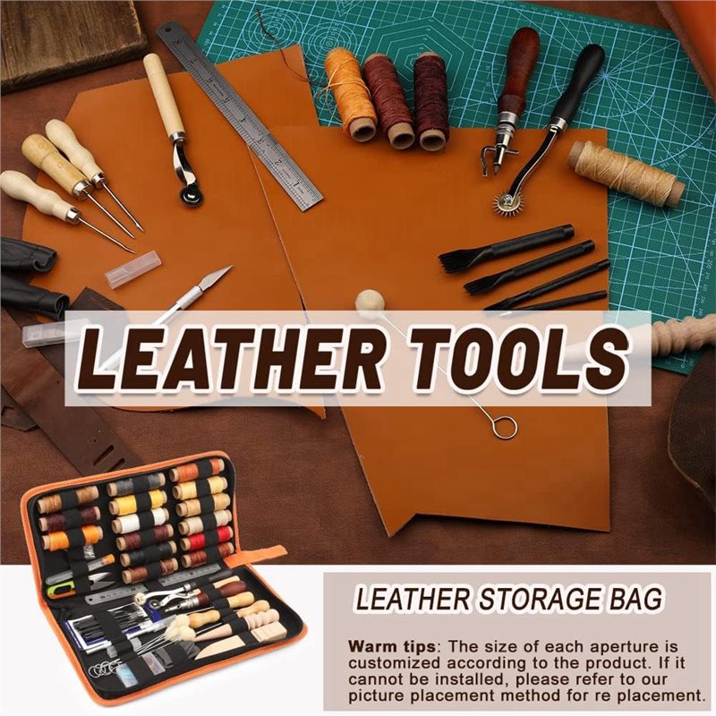 Beginner Leatherwork Kit - مجموعة أدوات JHD للعمل بالجلد 66