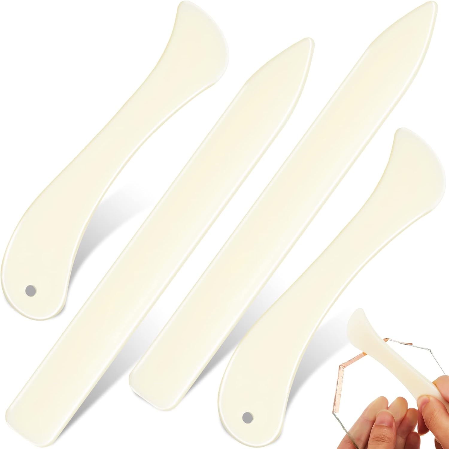 Bone Folder Tool - أداة حرفية احترافية من الجلد لطي