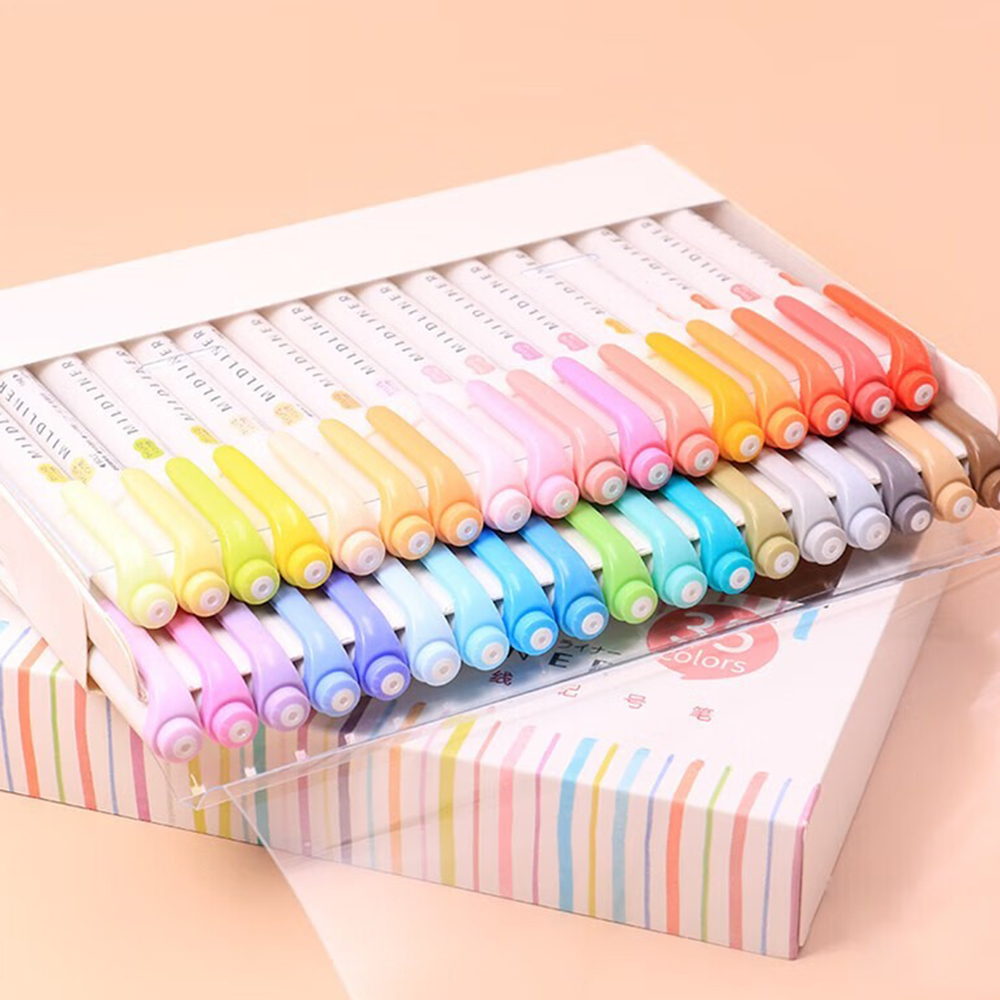 35 لون زيبرا Mildliner هايلاند - مراجعة Zebra Pen Mildliner وسعره