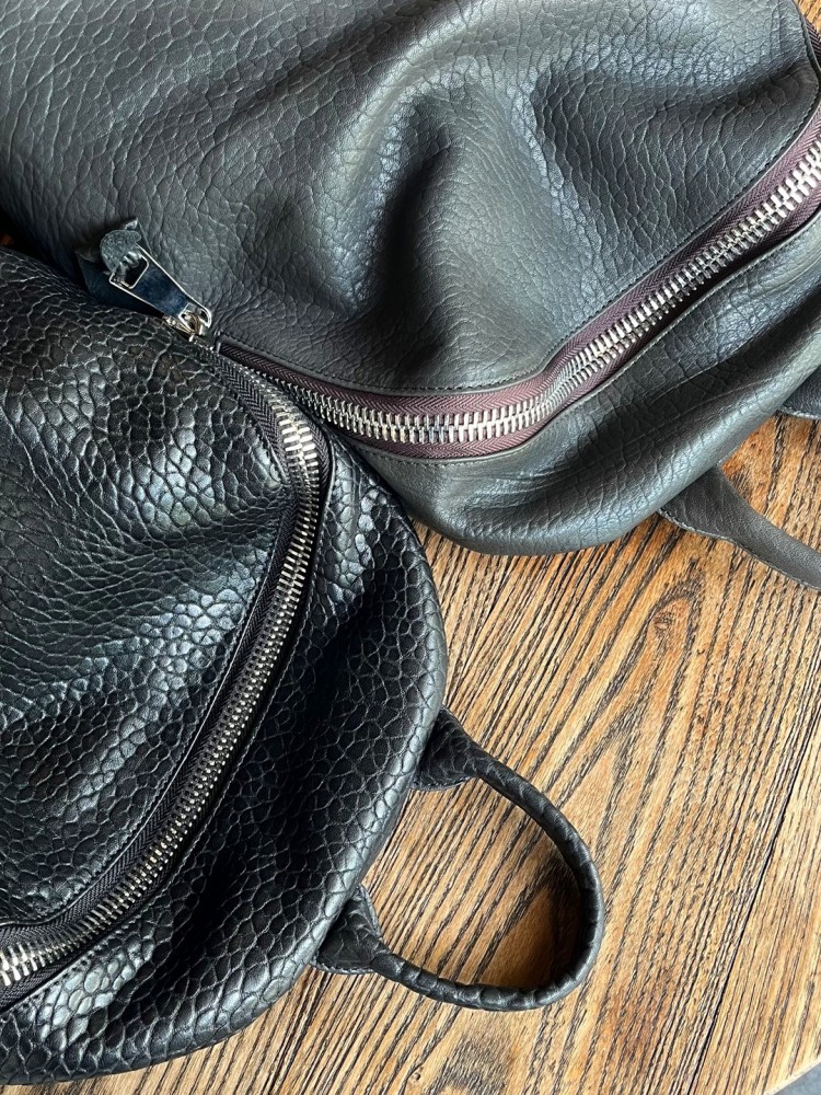 حقيبة ظهر كاجوال من جلد الغنم  - مراجعة Leather Work Bag وسعره