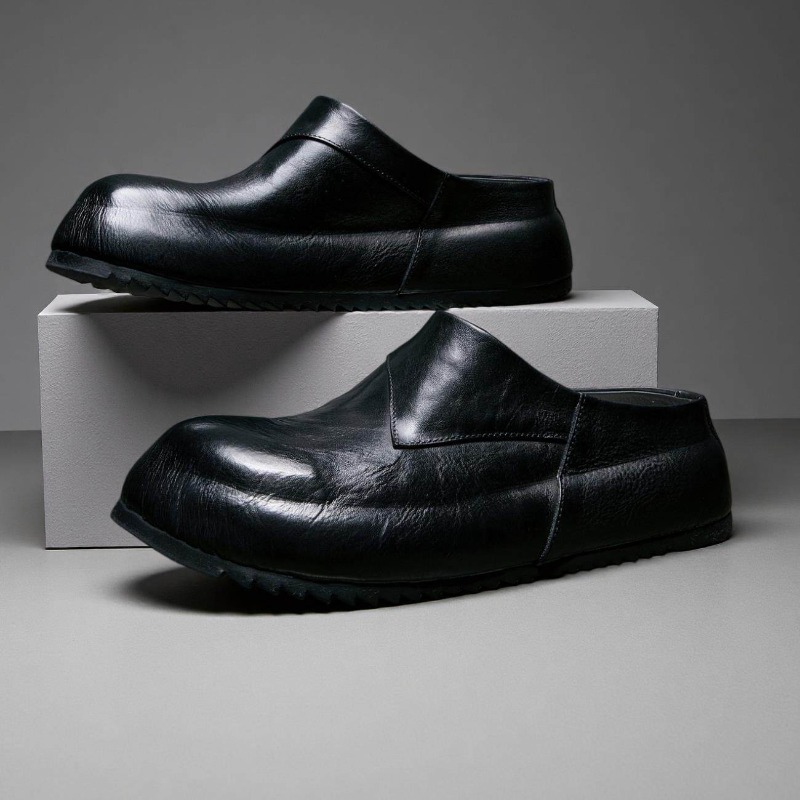 أحذية رجالية فاخرة من الجلد ال - مراجعة Leather Work Flats وسعره