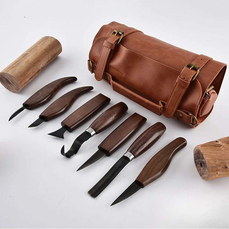 مجموعة أدوات نحت الخشب الفاخرة - مراجعة Beginner Leatherwork Kit وسعره