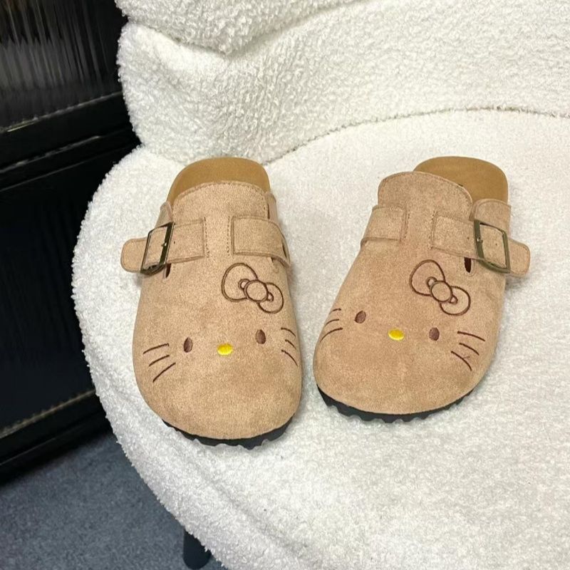شباشب نسائية من Hello Kittys،  - مراجعة Leather Work Flats وسعره