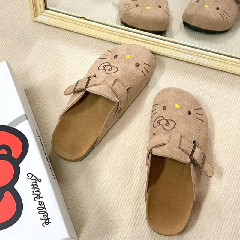 شباشب نسائية من Hello Kittys،  - مراجعة Leather Work Flats وسعره