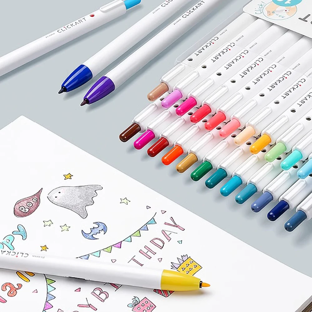 1 قطعة قلم تحديد زيبرا اليابان - مراجعة Zebra Pen Mildliner وسعره