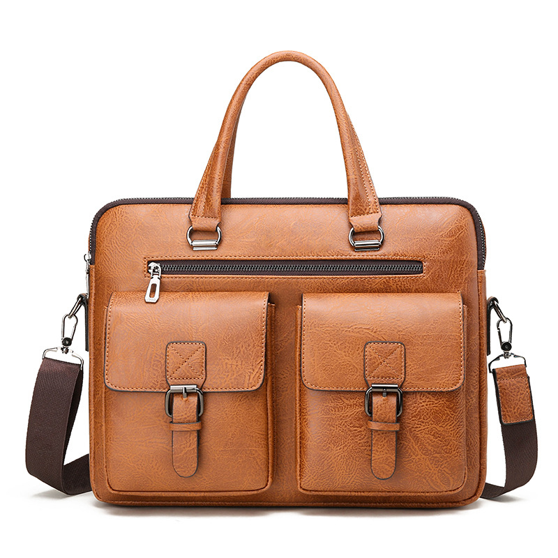 بو الجلود حقيبة الأعمال للرجال - مراجعة Leather Work Bag وسعره