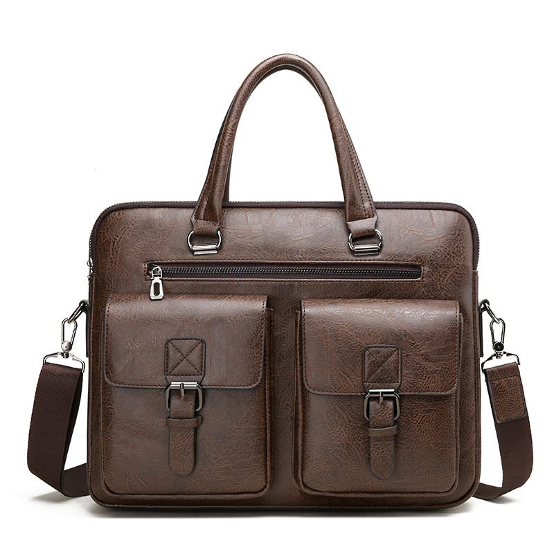 بو الجلود حقيبة الأعمال للرجال - مراجعة Leather Work Bag وسعره