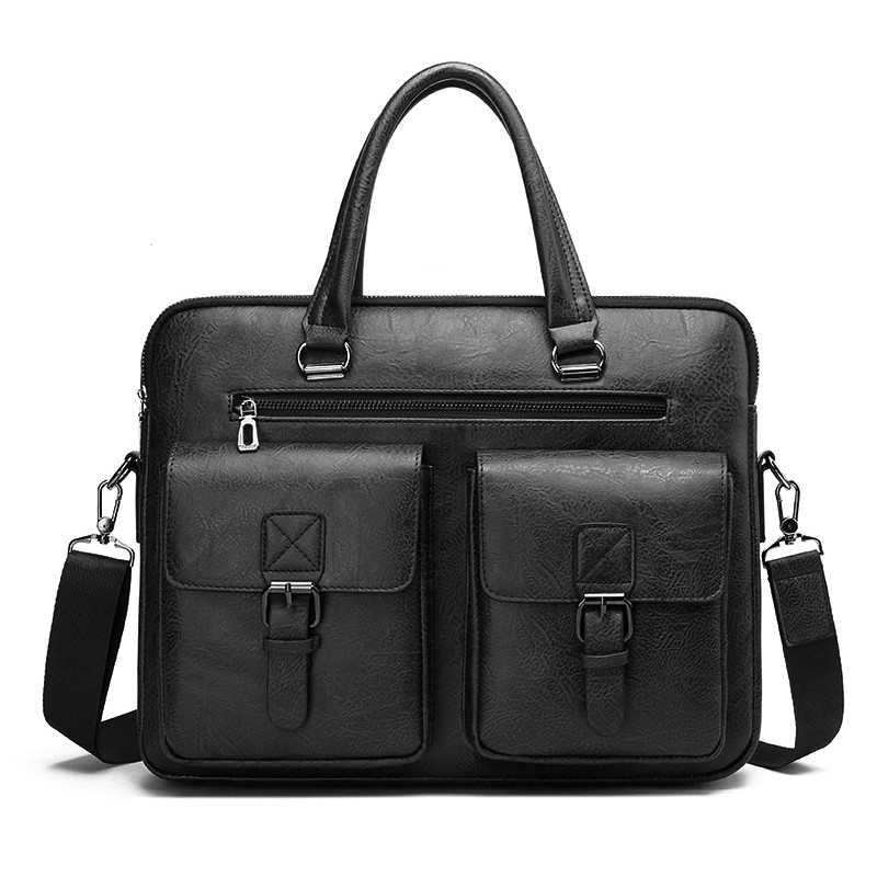 بو الجلود حقيبة الأعمال للرجال - مراجعة Leather Work Bag وسعره