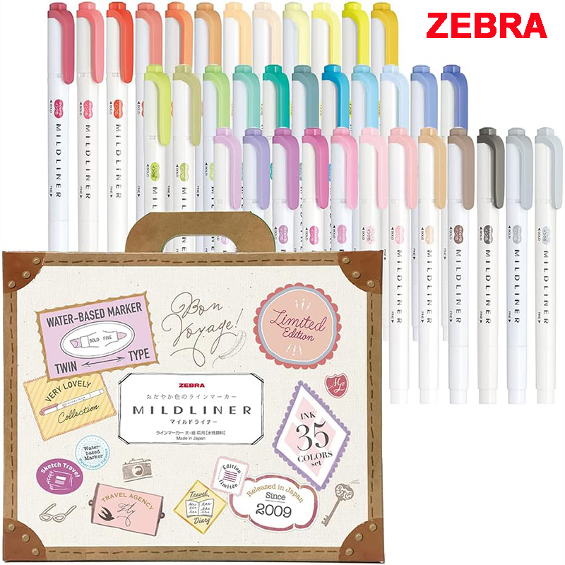 زيبرا 25/35 لون Mildliner هيغل - مراجعة Zebra Pen Mildliner وسعره