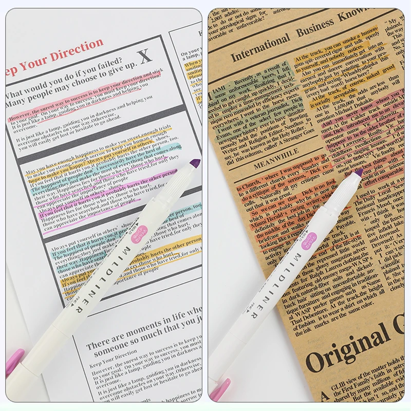 زيبرا-Mildliner قلم تمييز مجمو - مراجعة Zebra Pen Mildliner وسعره