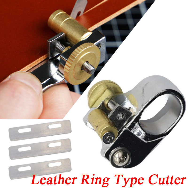 1 قطعة حلقة جلدية نوع القاطع ق - مراجعة Leatherwork Accessories وسعره