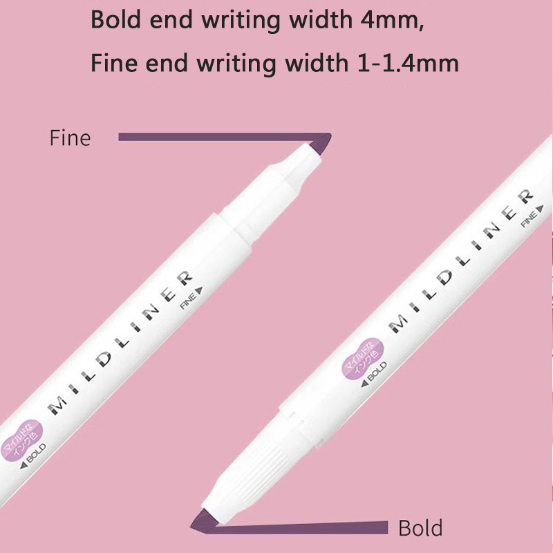 علامات تمييز جديدة على شكل حما - مراجعة Zebra Pen Mildliner وسعره
