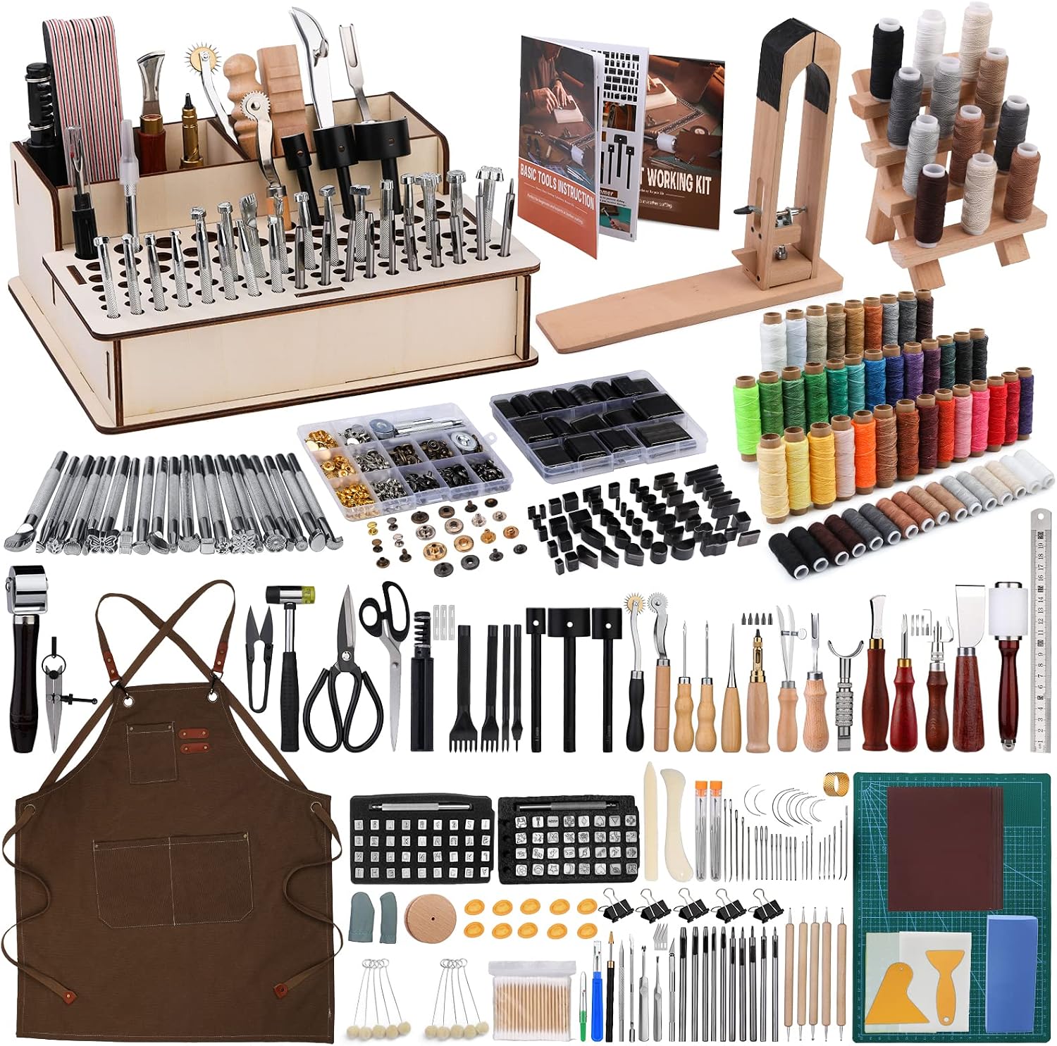مجموعة أدوات عمل بالجلد للمبتد - مراجعة Beginner Leatherwork Kit وسعره