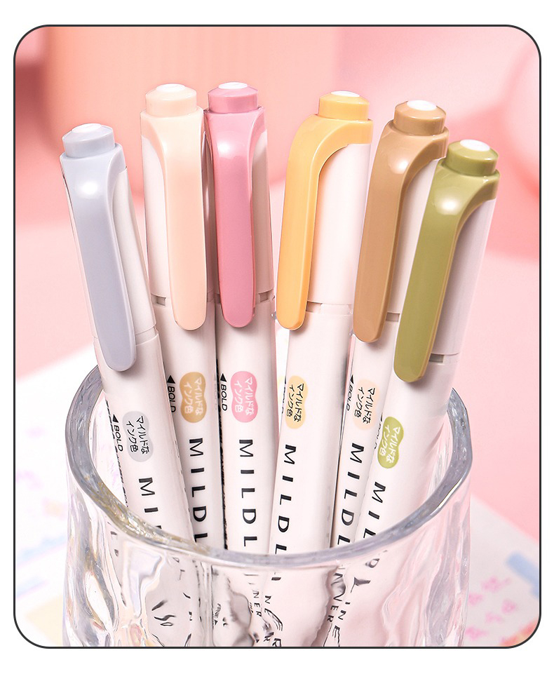 أقلام تمييز زيبرا ميلدلاينر، 5 - مراجعة Zebra Pen Mildliner وسعره