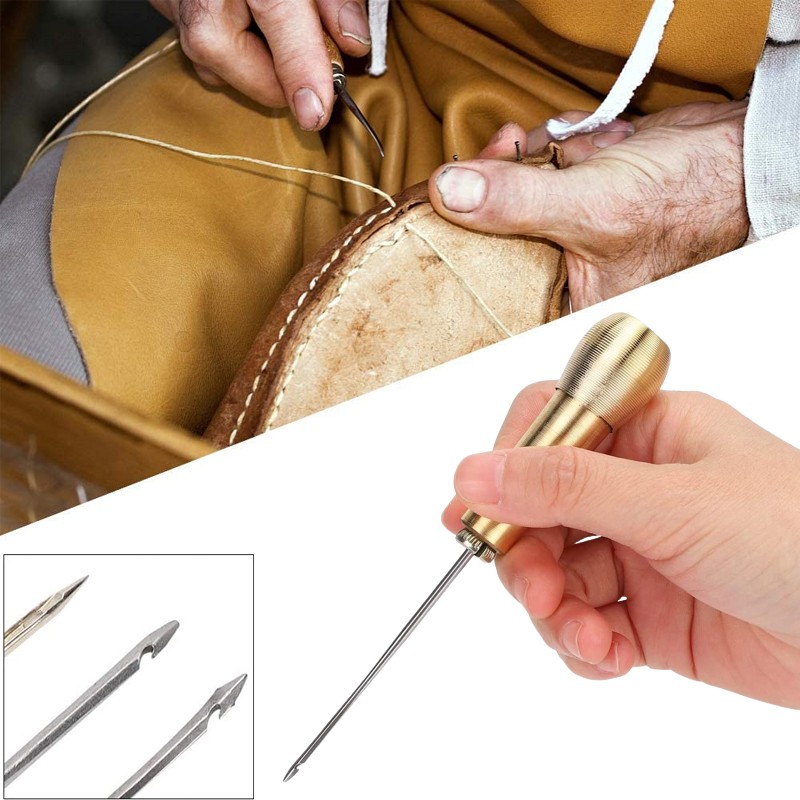 25 قطعة من أدوات العمل بالجلد  - مراجعة Beginner Leatherwork Kit وسعره