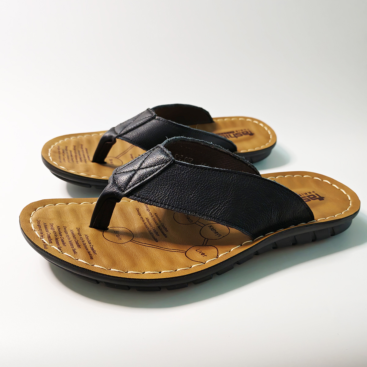أحذية صيفية للرجال شباشب من ال - مراجعة Leather Work Flats وسعره