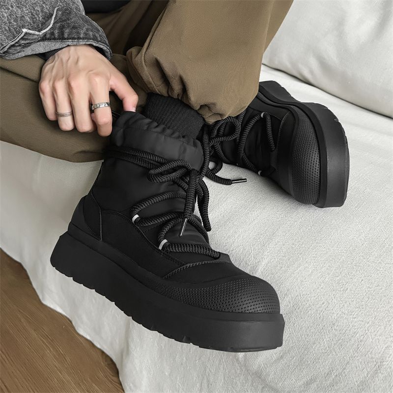 مصمم جديد الرجال أحذية الثلوج  - مراجعة Leather Work Flats وسعره