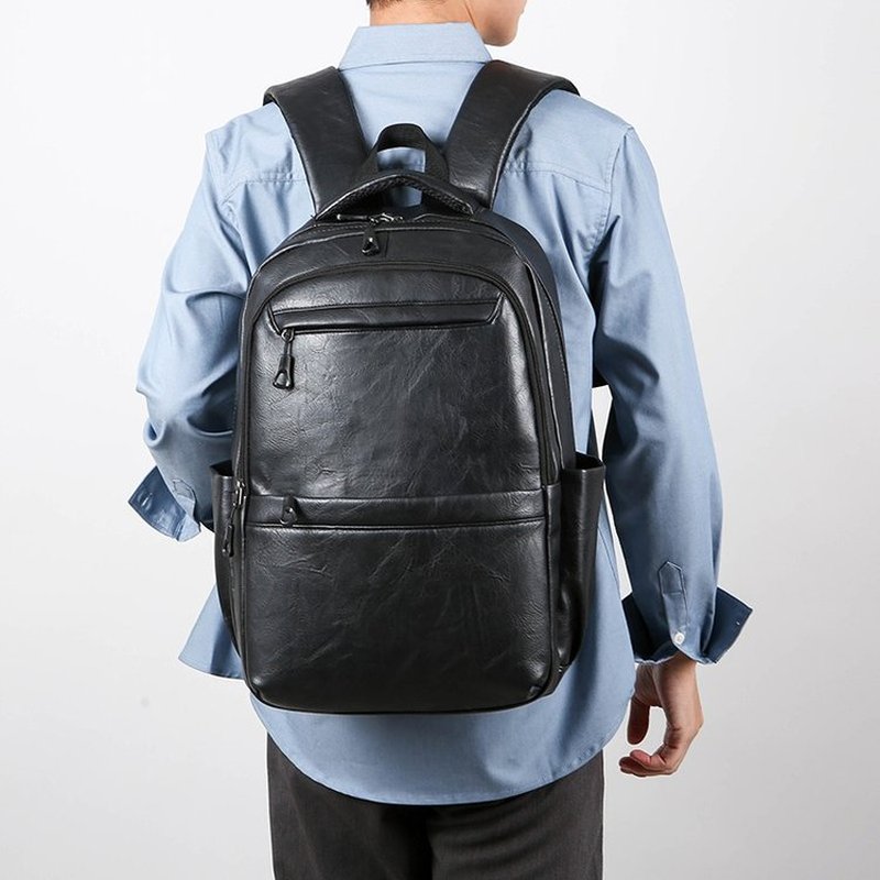 حقيبة ظهر جلدية فاخرة للأعمال  - مراجعة Leather Work Bag وسعره
