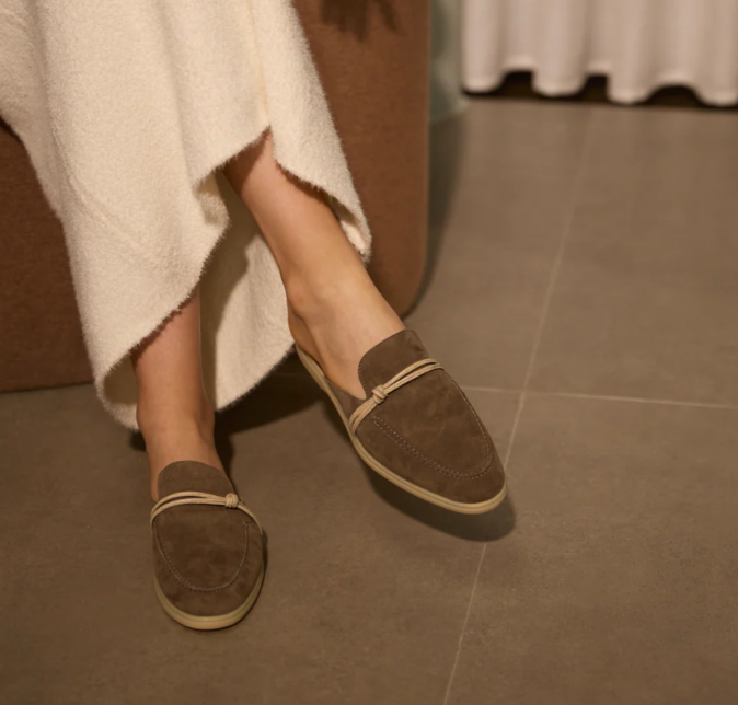 المتسكعون للرجال مصمم فاخر الش - مراجعة Leather Work Flats وسعره