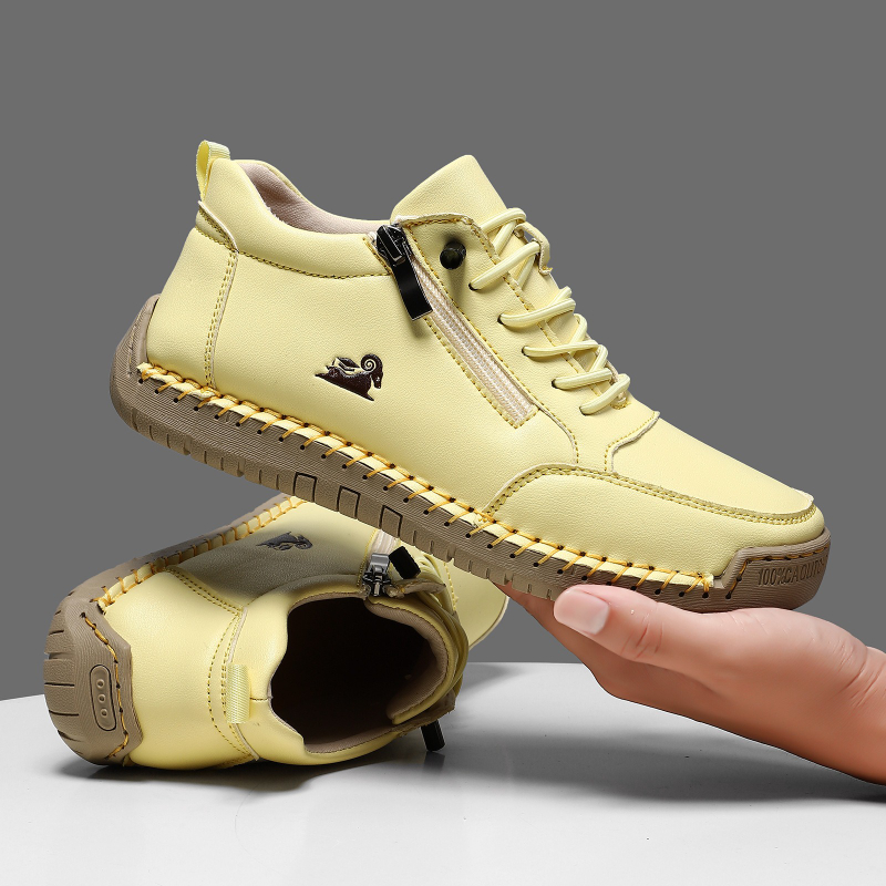 أحذية رياضية نسائية مصنوعة يدو - مراجعة Leather Work Flats وسعره